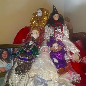 Vintage porcelain dolls